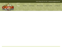 Tablet Screenshot of castlelandscapesinc.com